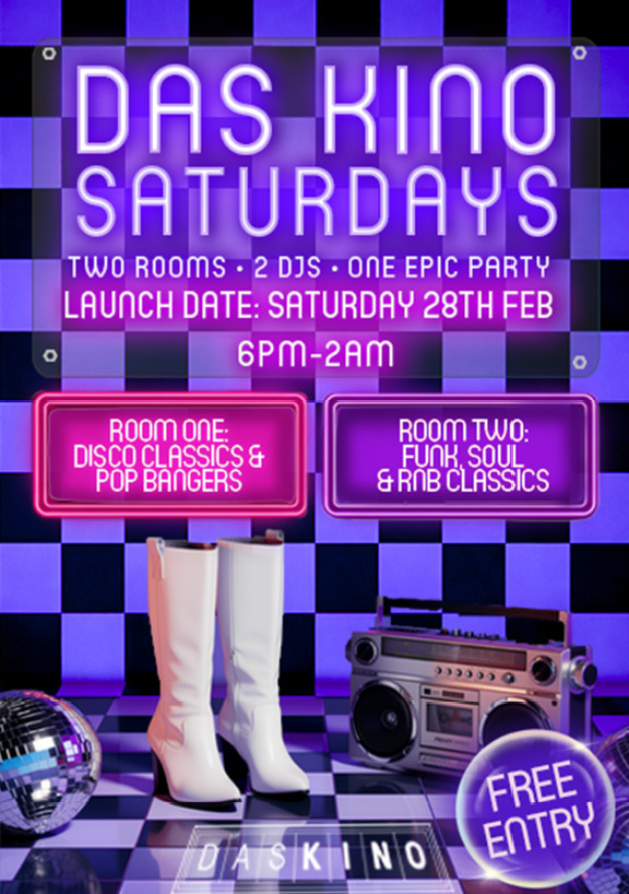 Screenshot 2026 03 18 at 10.19.30 - Saturday's at Das Kino