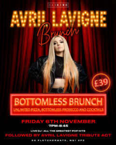 Avril Lavigne Bottomless Brunch Post - event