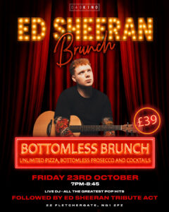 Ed Sheeran Bottomless Brunch Post - event