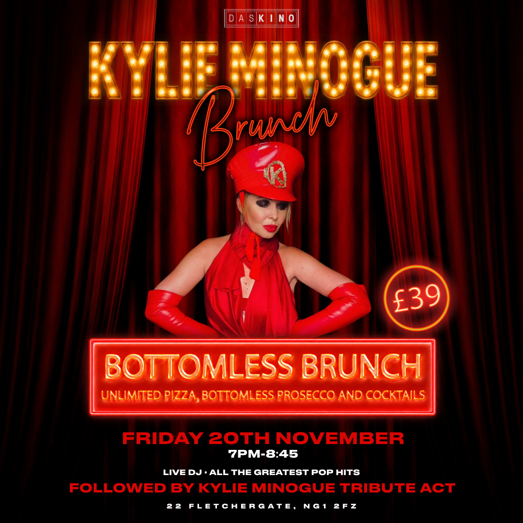 Kylie Minogue Bottomless Brunch